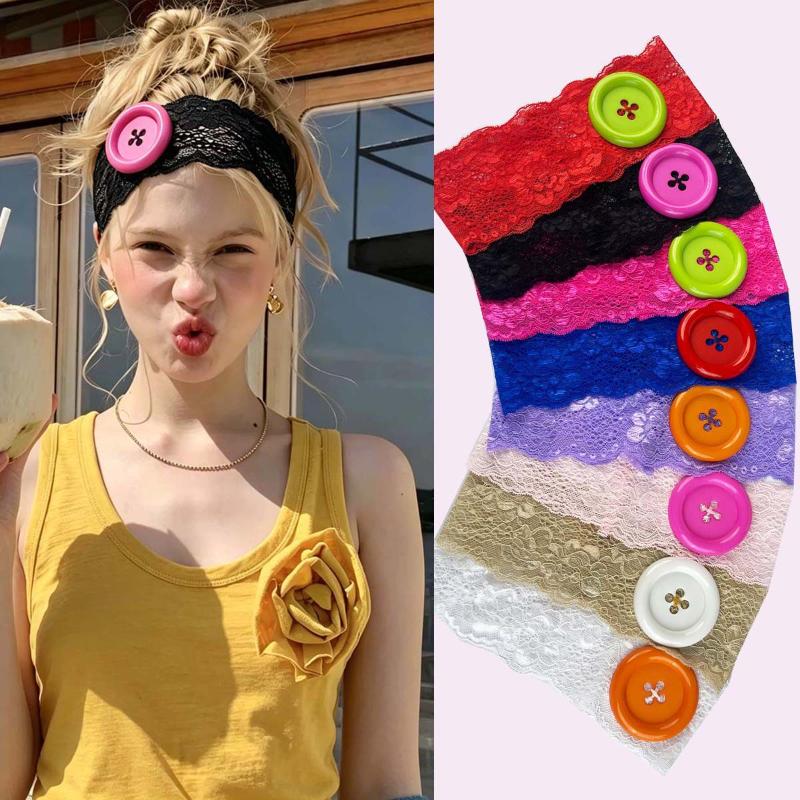 Travel Yoga Accessories - Винтажная кружевная повязка на голову с