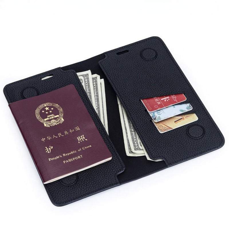 Travel Wallet Slim - Тонкий минималистичный кошелек для паспорта из