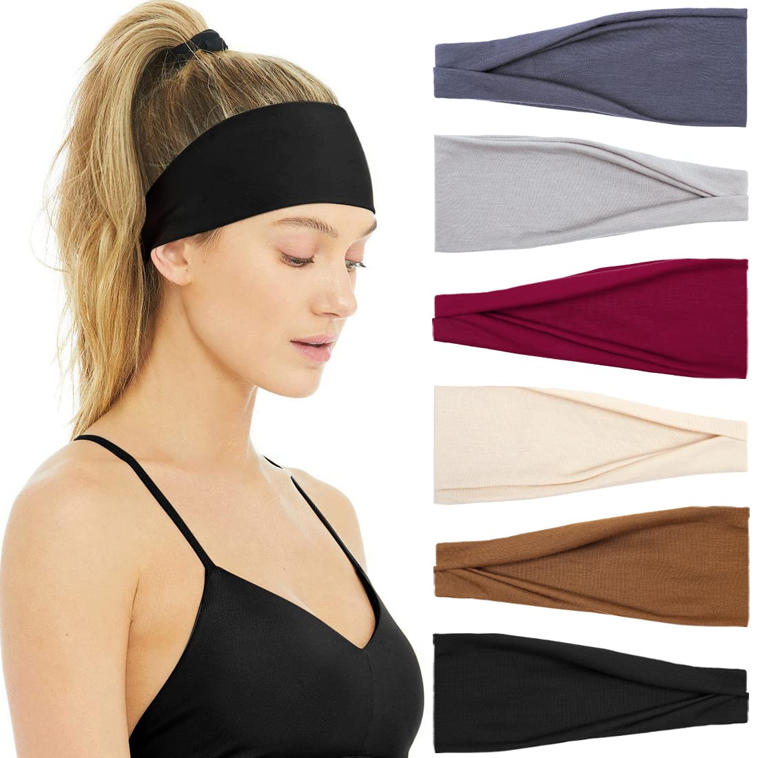 Travel Yoga Accessories - Повязка на голову женская Нескользящая пот