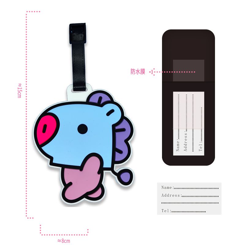 Милый брелок BT21 с персонажам – обзор и цена Travel Accessories Unisex