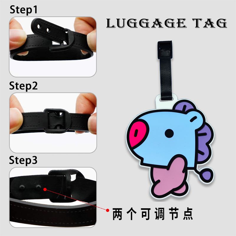 Милый брелок BT21 с персонажам – обзор и цена Travel Accessories Unisex